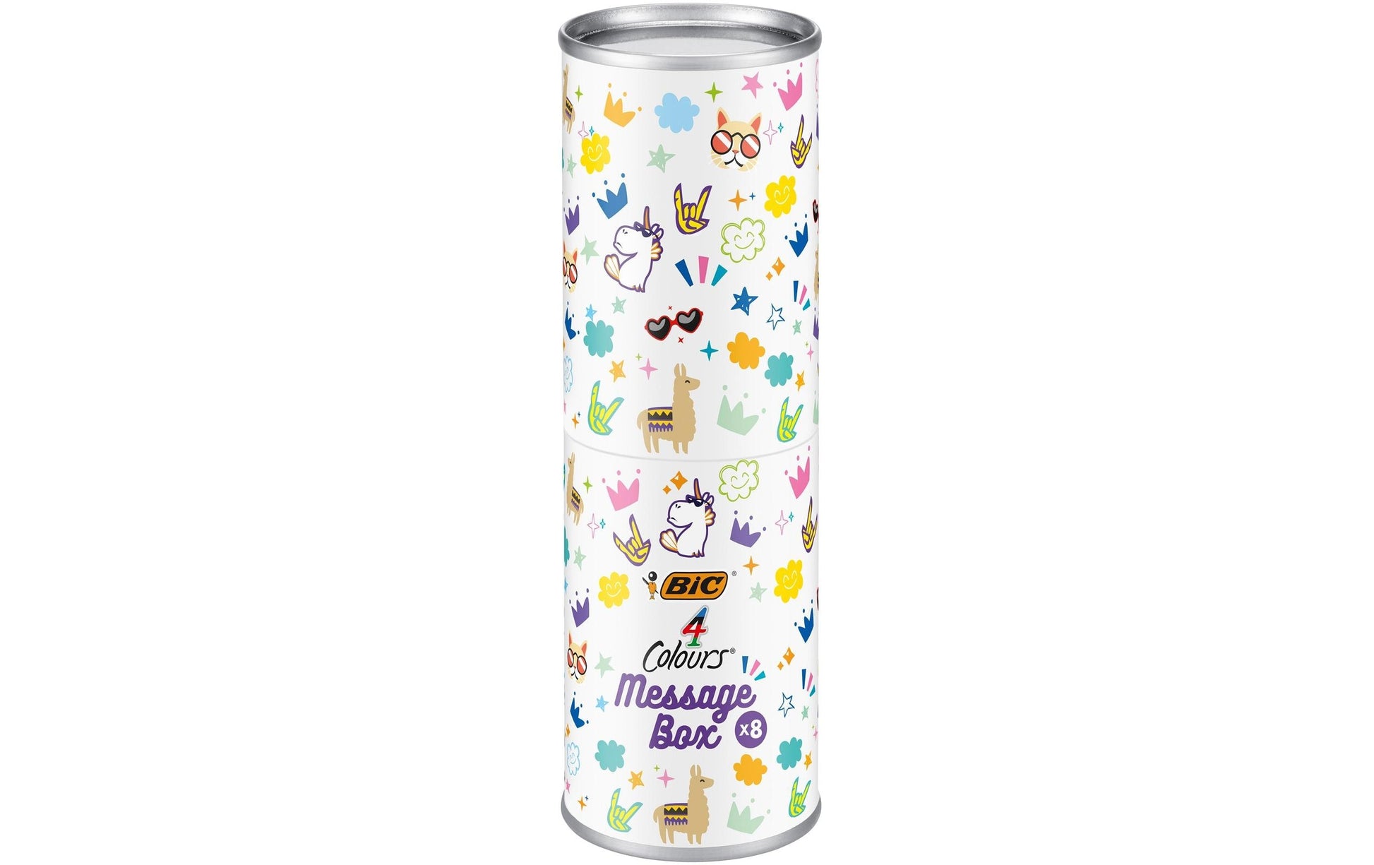 BIC Kugelschreiber – Weiss, Metall – 8 Stk.