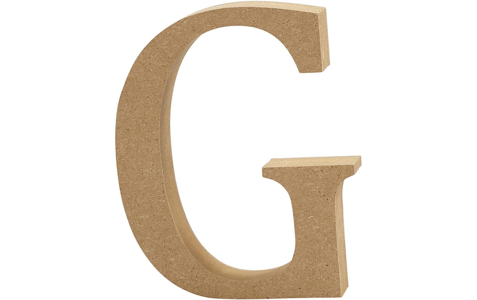 Creativ Company Holzrohling, Mischholz/MDF, Form G, 2 × 13 × 2 cm, 1 Stk.