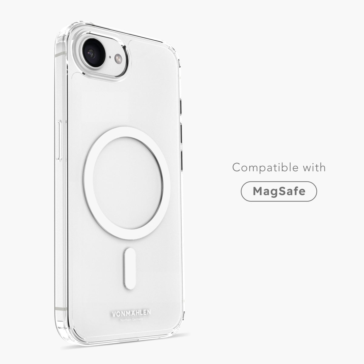 Vonmählen Backcover – für Apple iPhone 16e – transparent – PC, MagSafe-kompatibel