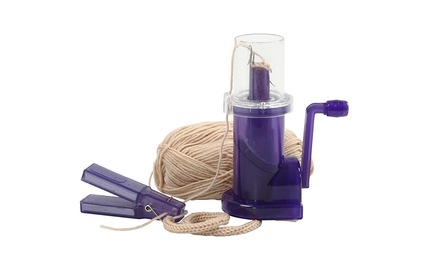 Creativ Company Strickmühle Violett – Nadeln 2,5 mm, 3,5 mm, 5,5 cm×13,5 cm, 1 Stk.