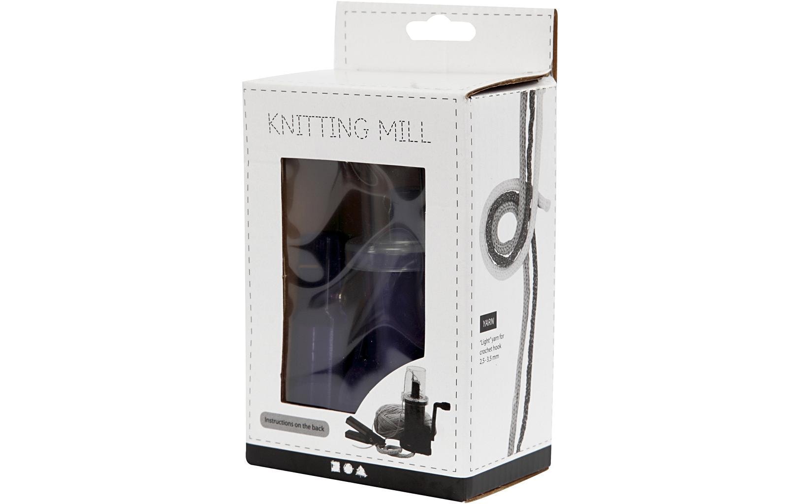 Creativ Company Strickmühle Violett – Nadeln 2,5 mm, 3,5 mm, 5,5 cm×13,5 cm, 1 Stk.