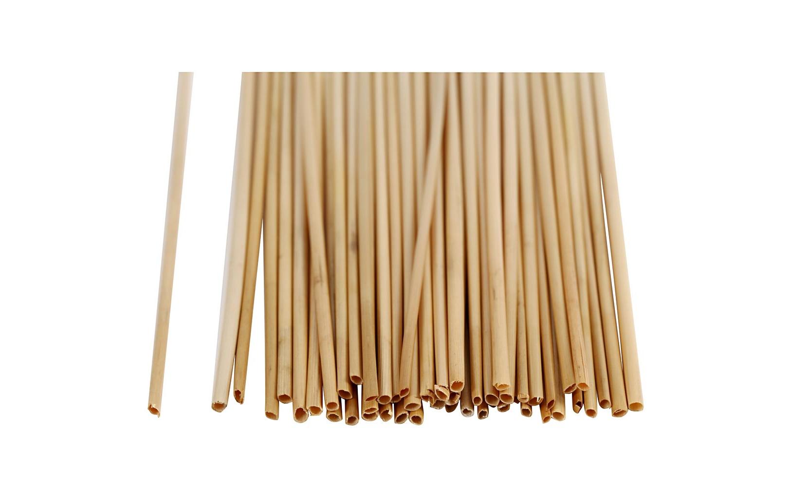 Creativ Company Naturmaterialien, Stroh, Hellbraun, 22 cm × 3 mm, 50 Stk.