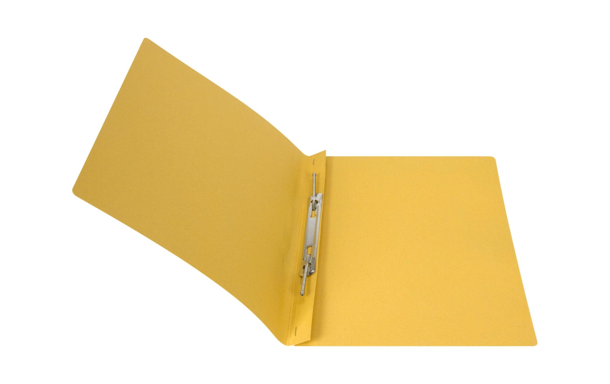 Biella Schnellhefter – A4, Karton, Gelb, 2 Spiralfedern, Beschriftungslinien, 320 g/m²