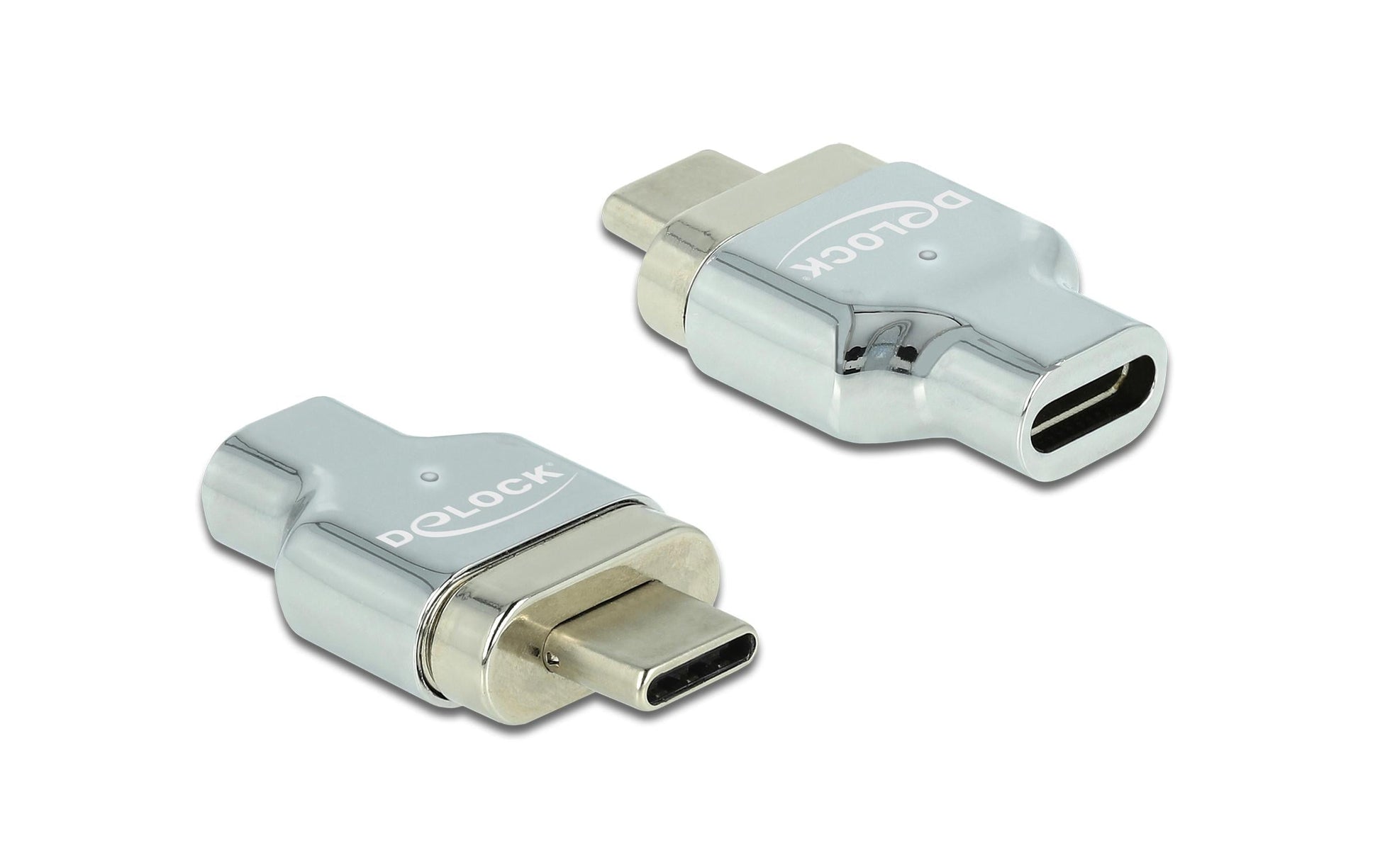 DeLOCK Magnetadapter USB-C zu USB-C – 8K (7680 × 4320) @ 30 Hz, Thunderbolt 3, Magnetisch