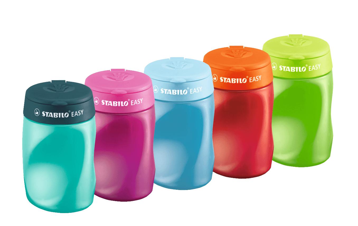 STABILO EASYsharpener Dreifach-Spitzdose – Kunststoff – Blau – Linkshänder