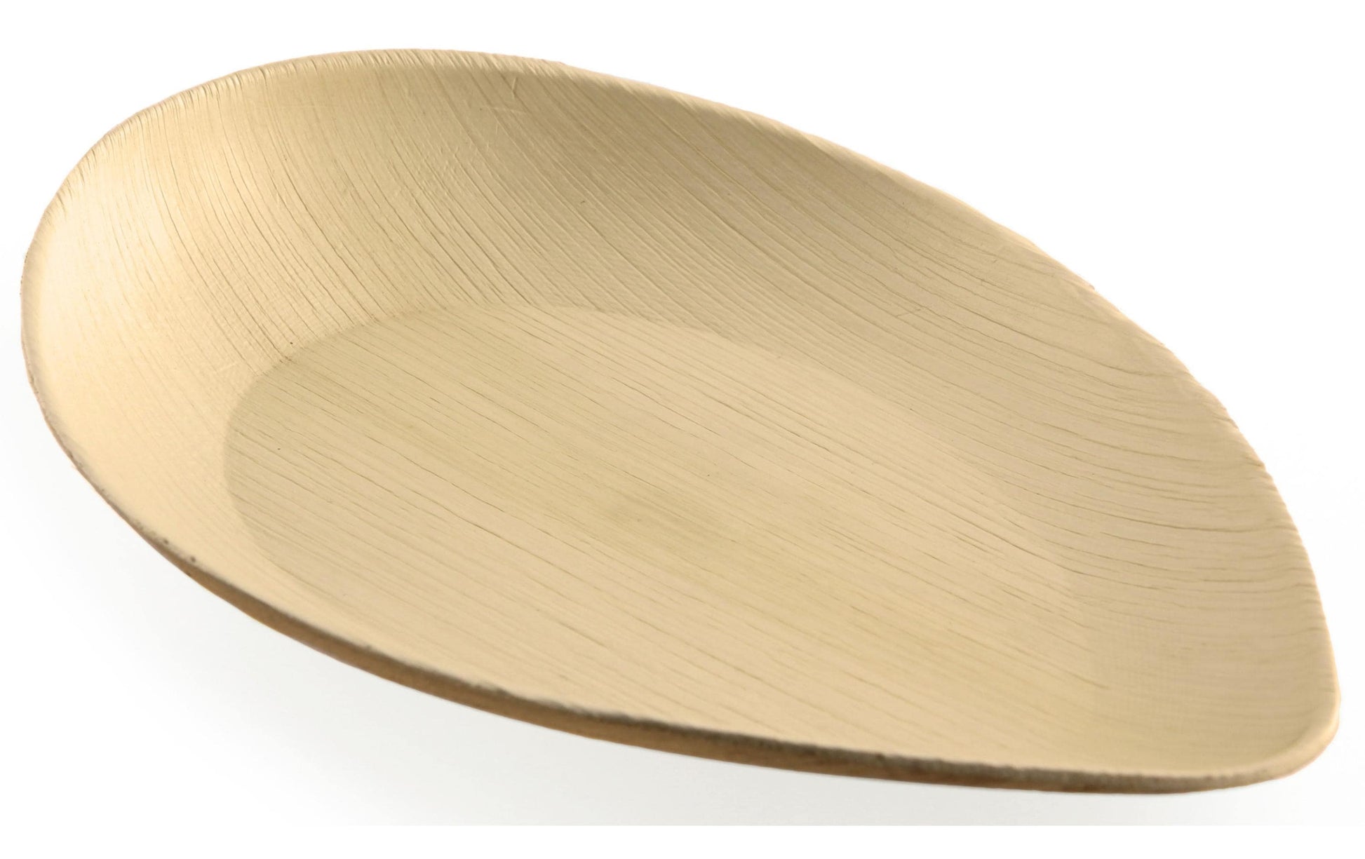 Sier Disposables Teller, Palmblatt, oval – 26 × 16,5 cm – 20 Stk.