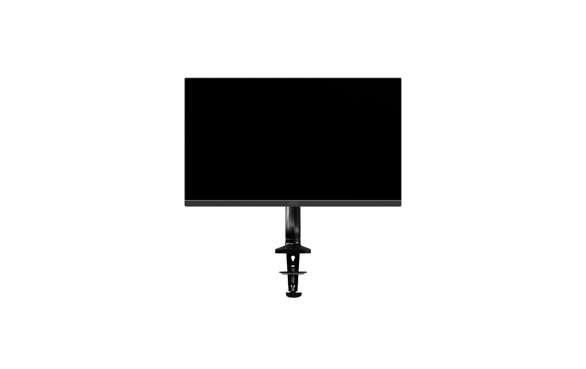 AOC AS110D0 – Monitorarm, Tischklemme – bis 32", VESA 75 × 75/100 × 100 mm, 9 kg, höhenverstellbar, schwarz