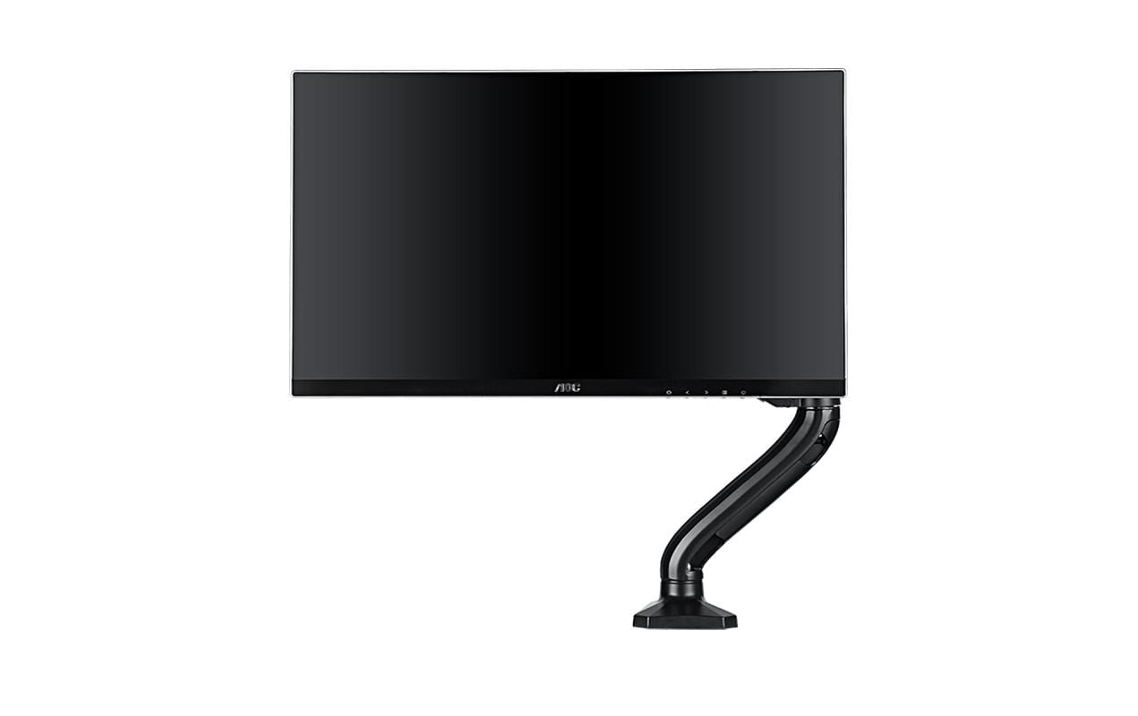 AOC AS110D0 – Monitorarm, Tischklemme – bis 32", VESA 75 × 75/100 × 100 mm, 9 kg, höhenverstellbar, schwarz