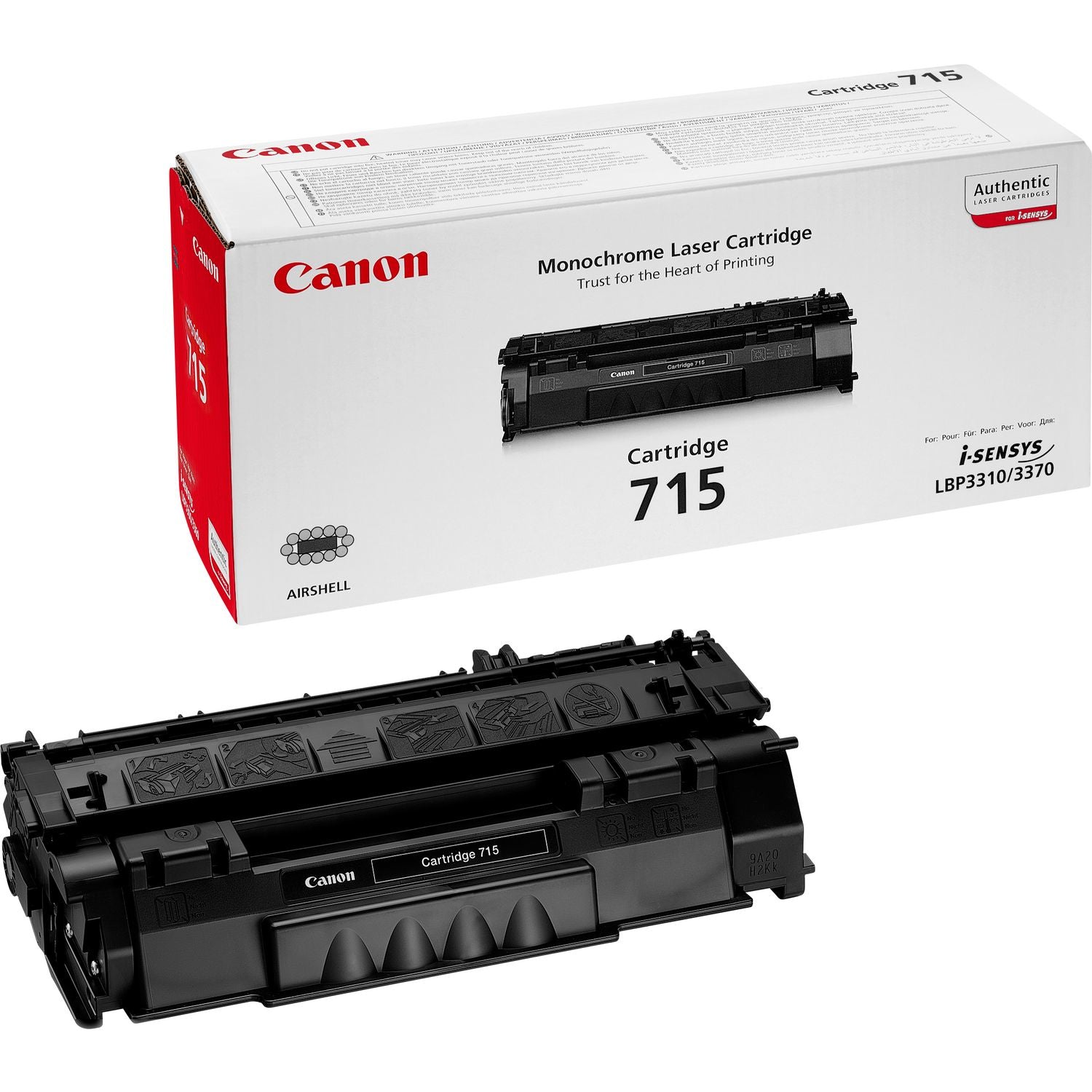 Canon Toner 715 – schwarz, 3500 Seiten
