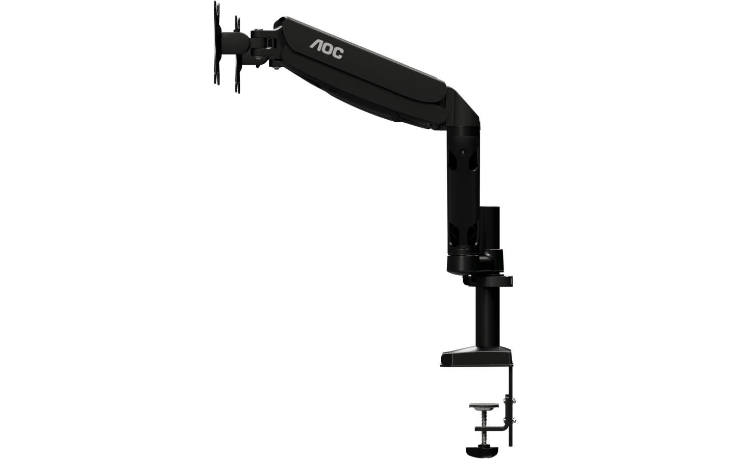 AOC AD110D0 – Tischhalterung, Dual, Tischklemme/Tischdurchführung, bis 27", VESA 100 × 100 mm, 9 kg, Schwarz