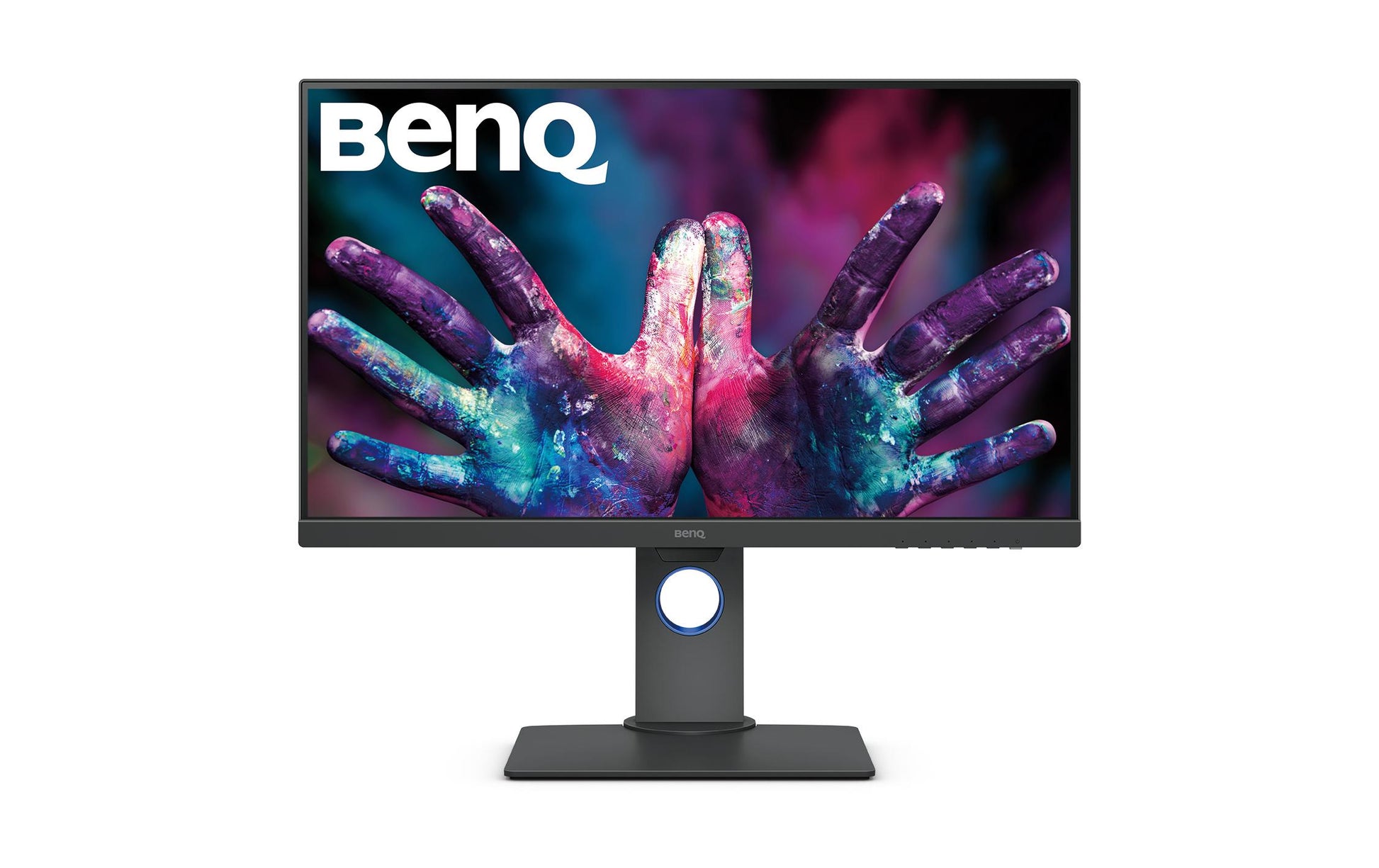 BenQ PD2705Q – Monitor, 27", 2560 × 1440 (WQHD), IPS, 60 Hz, 300 cd/m², KVM, USB-C, Integrierte Lautsprecher
