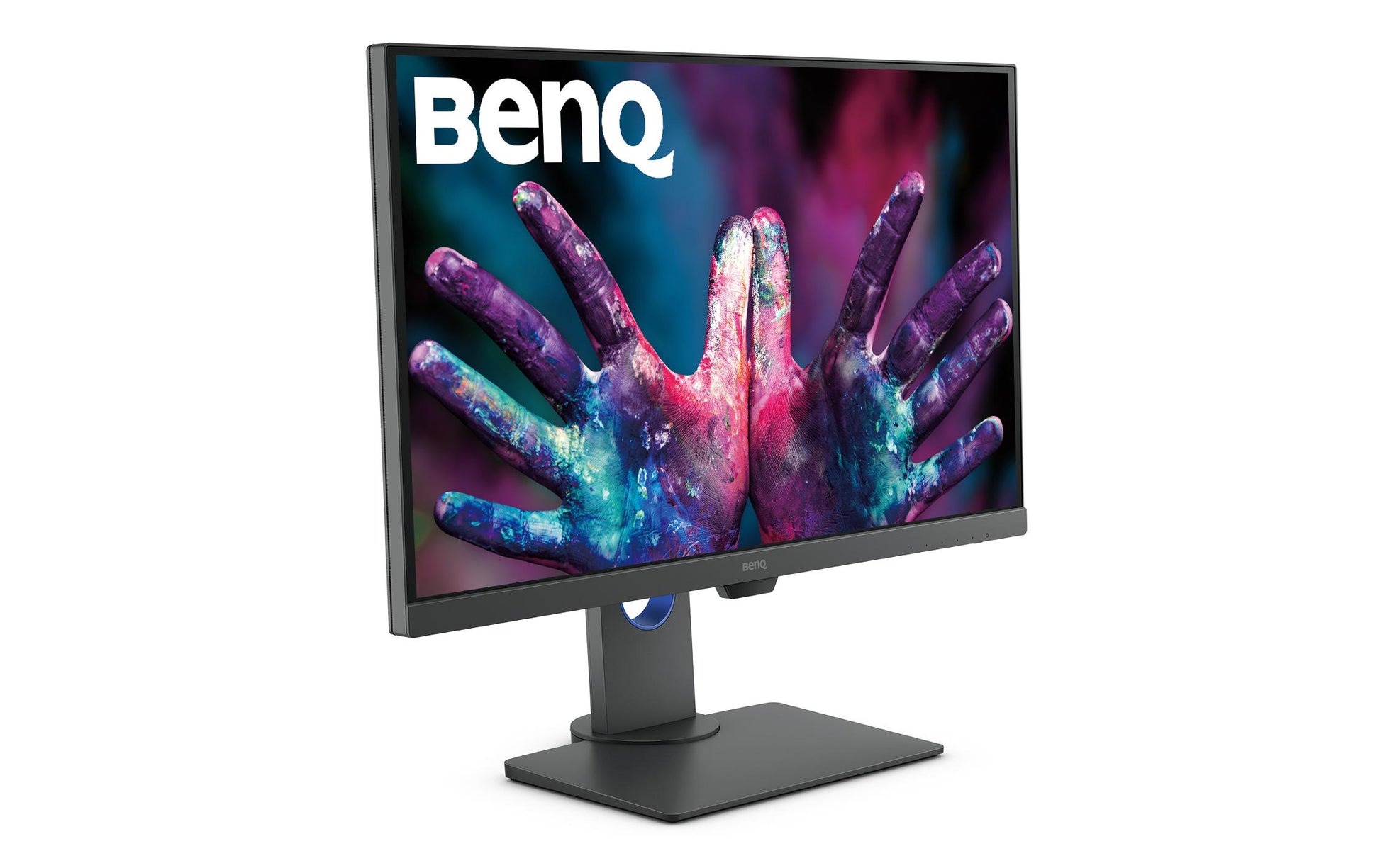 BenQ PD2705Q – Monitor, 27", 2560 × 1440 (WQHD), IPS, 60 Hz, 300 cd/m², KVM, USB-C, Integrierte Lautsprecher