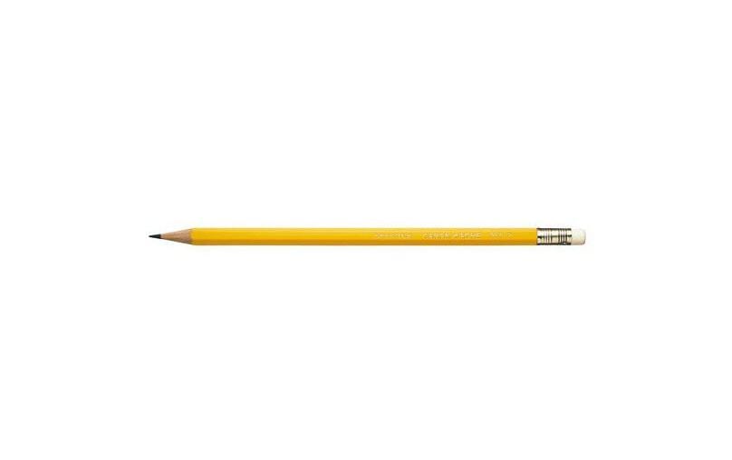 Caran d-Ache Caran d’Ache Bleistift mit Radierer HB, Mine Ø 2,1 mm, Gelb