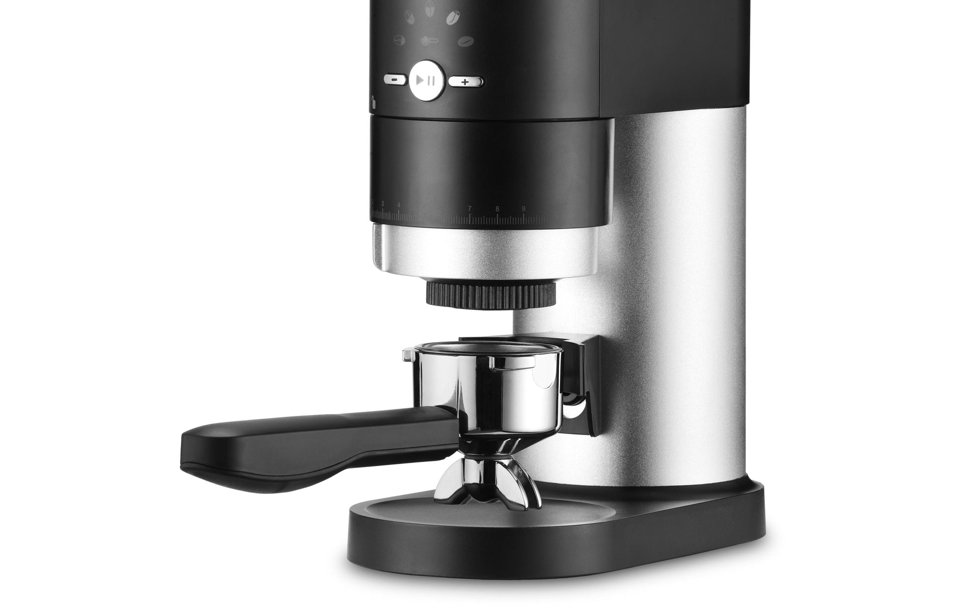 Trisa Perfect Coffee Grinder – 240 g, Scheibenmahlwerk, 150 W – Schwarz/Edelstahl