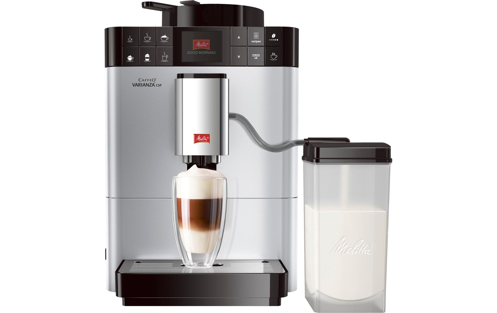 Melitta Varianza Kaffeevollautomat – 15 bar, 1,2 l, 125 g, Edelstahl
