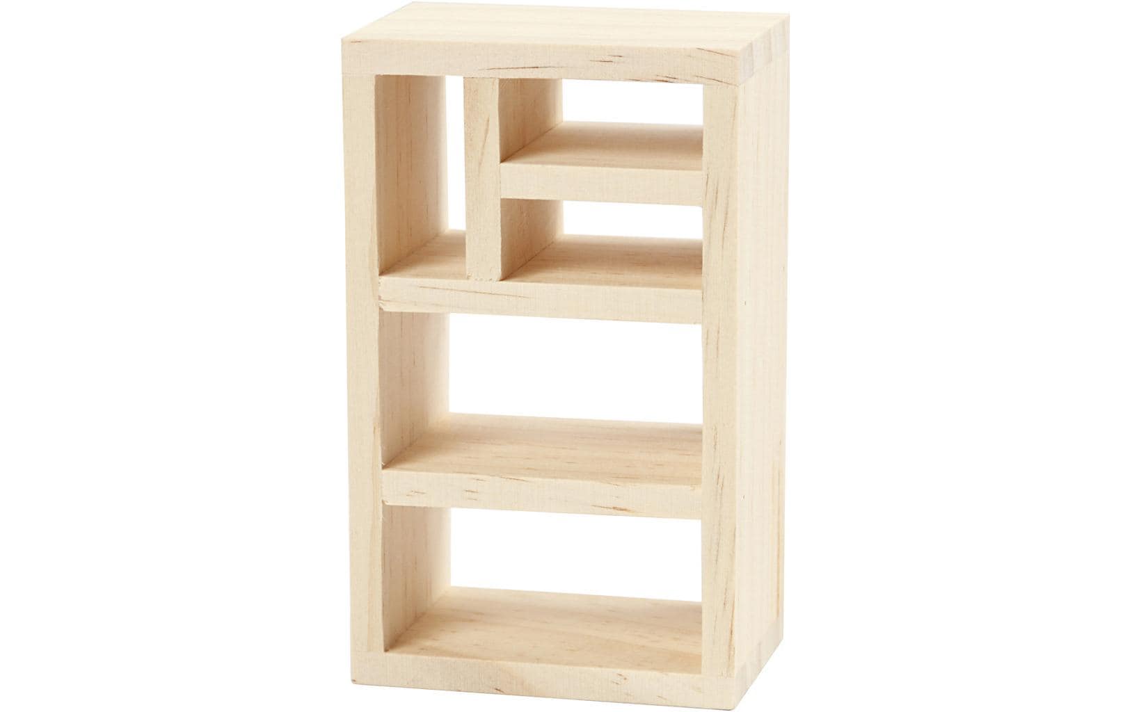 Creativ Company Miniatur Regal, 1 Stk, 4 × 6 × 6 cm, Holz