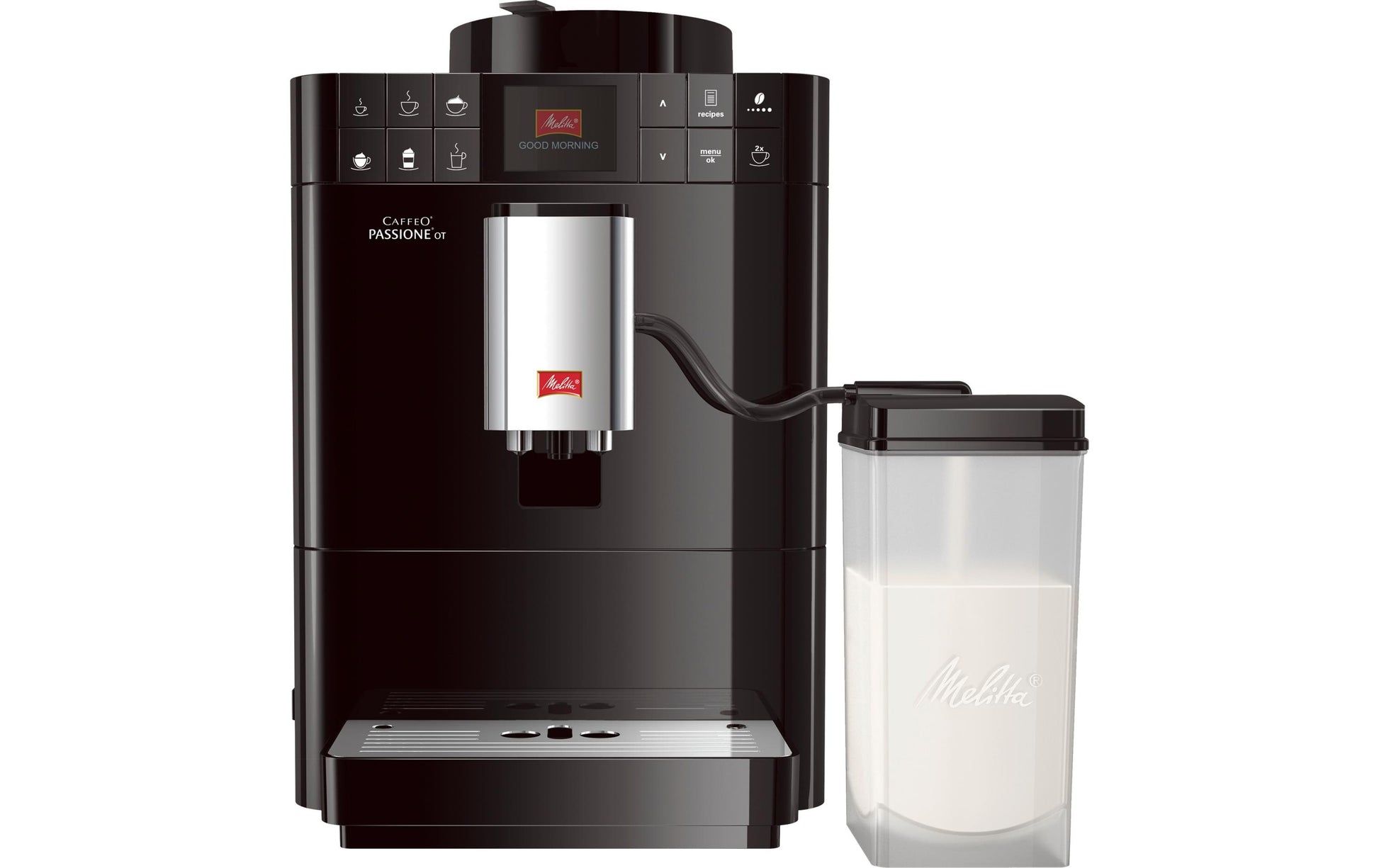 Melitta Passione OT Kaffeevollautomat – 15 bar, 1,2 l, 125 g, Schwarz