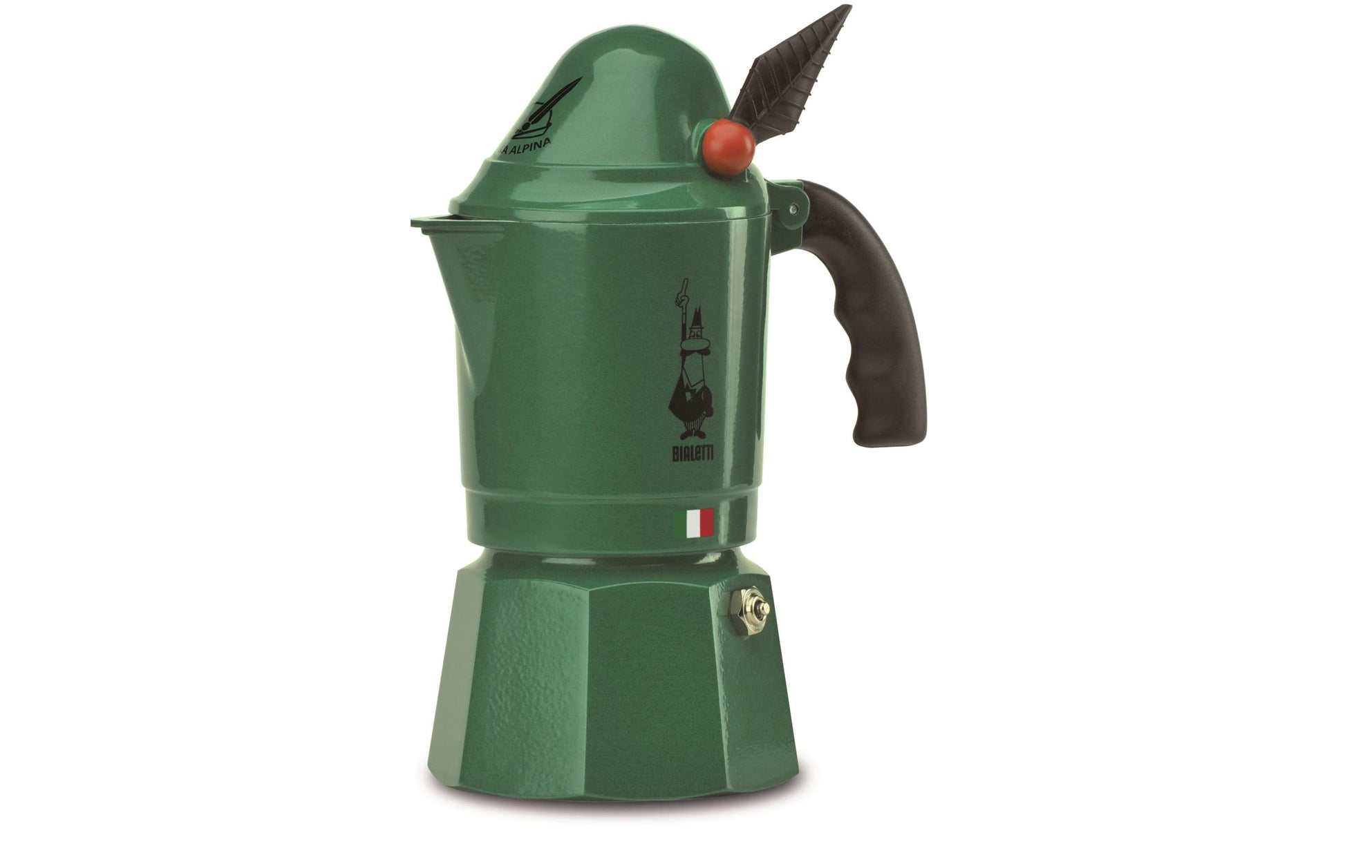 Bialetti Break Alpina French Press / Kaffeebereiter – 0,1 l, 3 Tassen, Aluminium