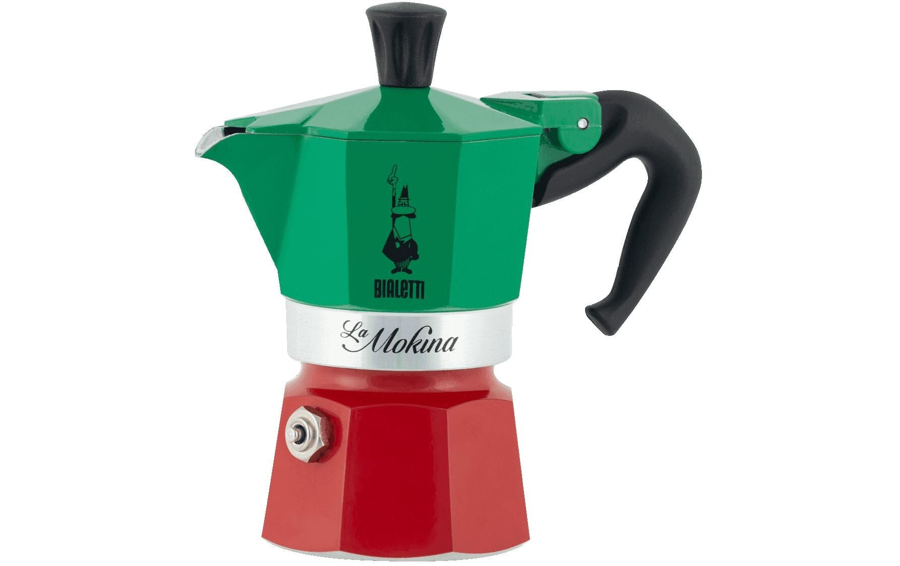 Bialetti Mokina French Press / Kaffeebereiter – 1 Tasse, Aluminium