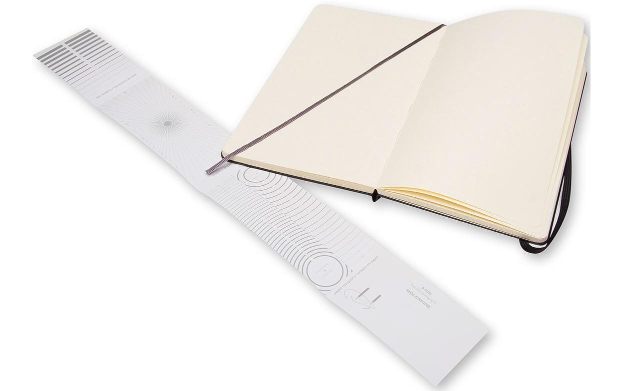 Moleskine Skizzenbuch A5 – Blanko, 165 g/m², Hardcover, Fadenbindung, Schwarz, 104 Seiten