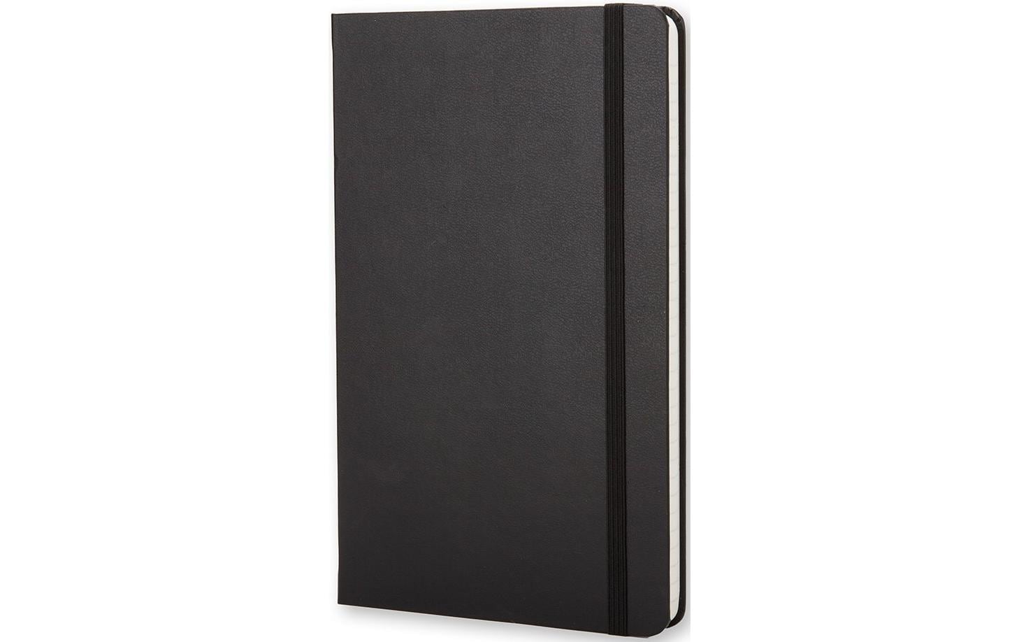 Moleskine Notizbuch, A5, liniert, Fadenheftung, Hardcover, 240 Seiten, 70 g/m² – schwarz