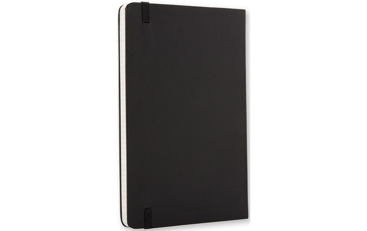 Moleskine Notizbuch – A5 – liniert – 70 g/m² – Hardcover, Gummiband, Tasche, Schwarz