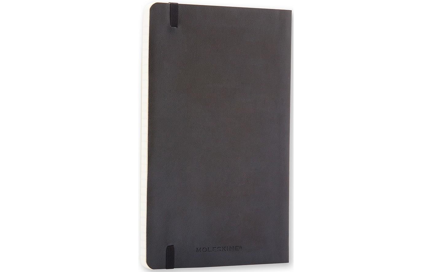 Moleskine Notizbuch A5, blanko, Fadenheftung, Softcover, 192 Seiten, 70 g/m² – schwarz