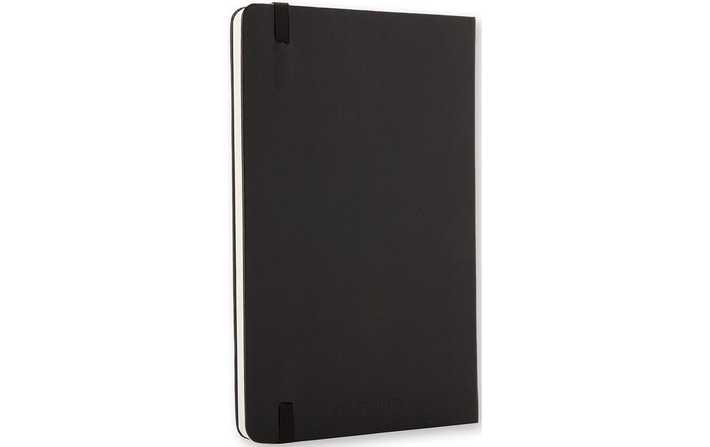 Moleskine Notizbuch, A6, blanko, Fadenheftung, Hardcover, 192 Seiten, 70 g/m² – schwarz