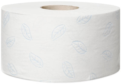 Tork Toilettenpapier-Grossrolle – weiss, 1214 Blatt/Rolle, 97 × 140 mm, 97 × 170 m, für T2 – 12 Rollen