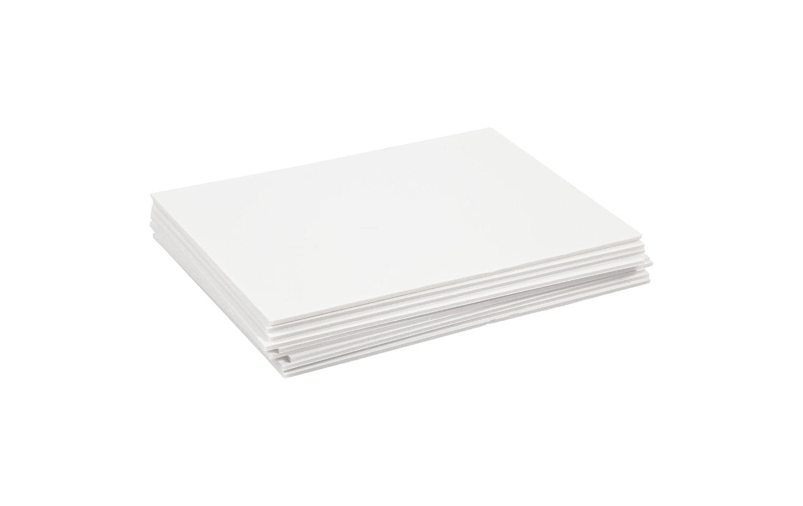Creativ Company Schaumstoffplatte, Weiss, A4, 3 mm, 10 Stk.