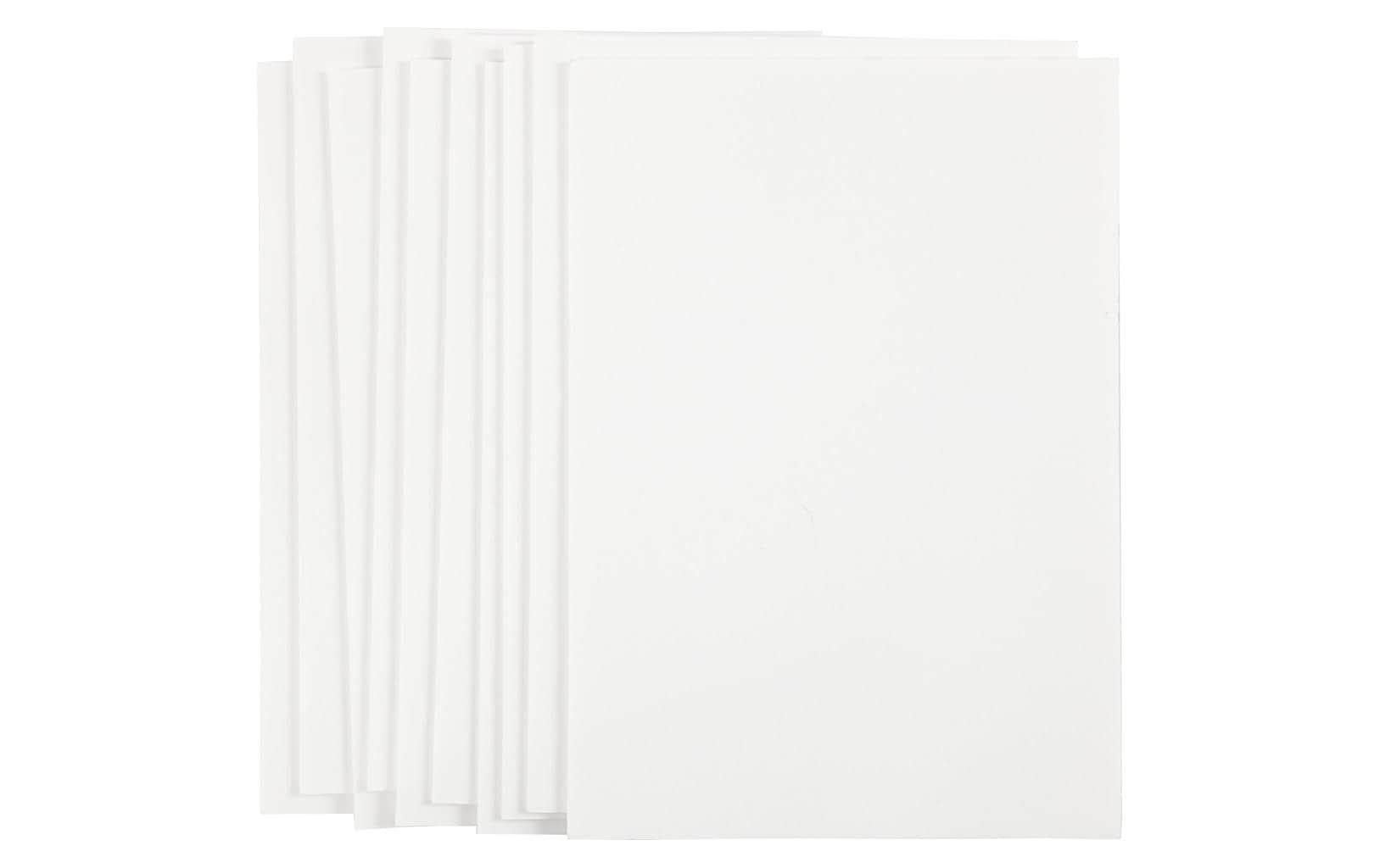Creativ Company Schaumstoffplatte, Weiss, A4, 3 mm, 10 Stk.