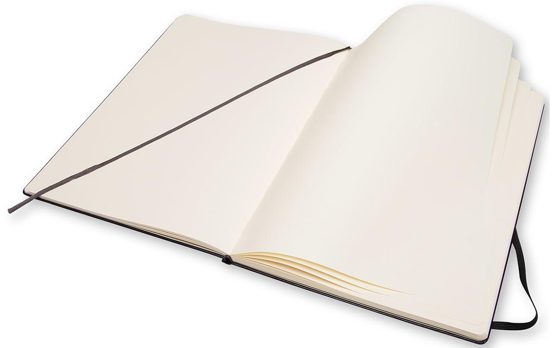 Moleskine Skizzenbuch A4, blanko, Fadenheftung, Hardcover, 96 Seiten, 165 g/m² – schwarz