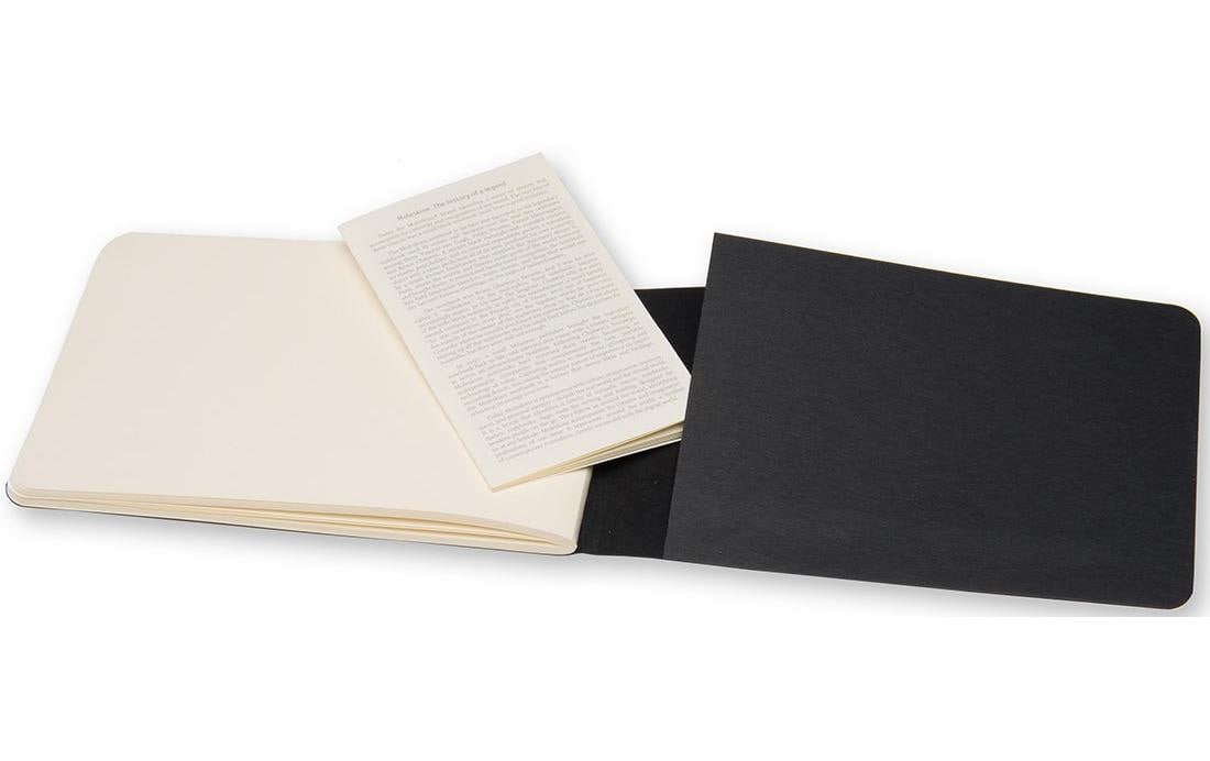 Moleskine Skizzenbuch – 14 × 9 cm – 120 g/m² – Softcover – 72 Blatt – Elfenbeinweiss – Schwarz