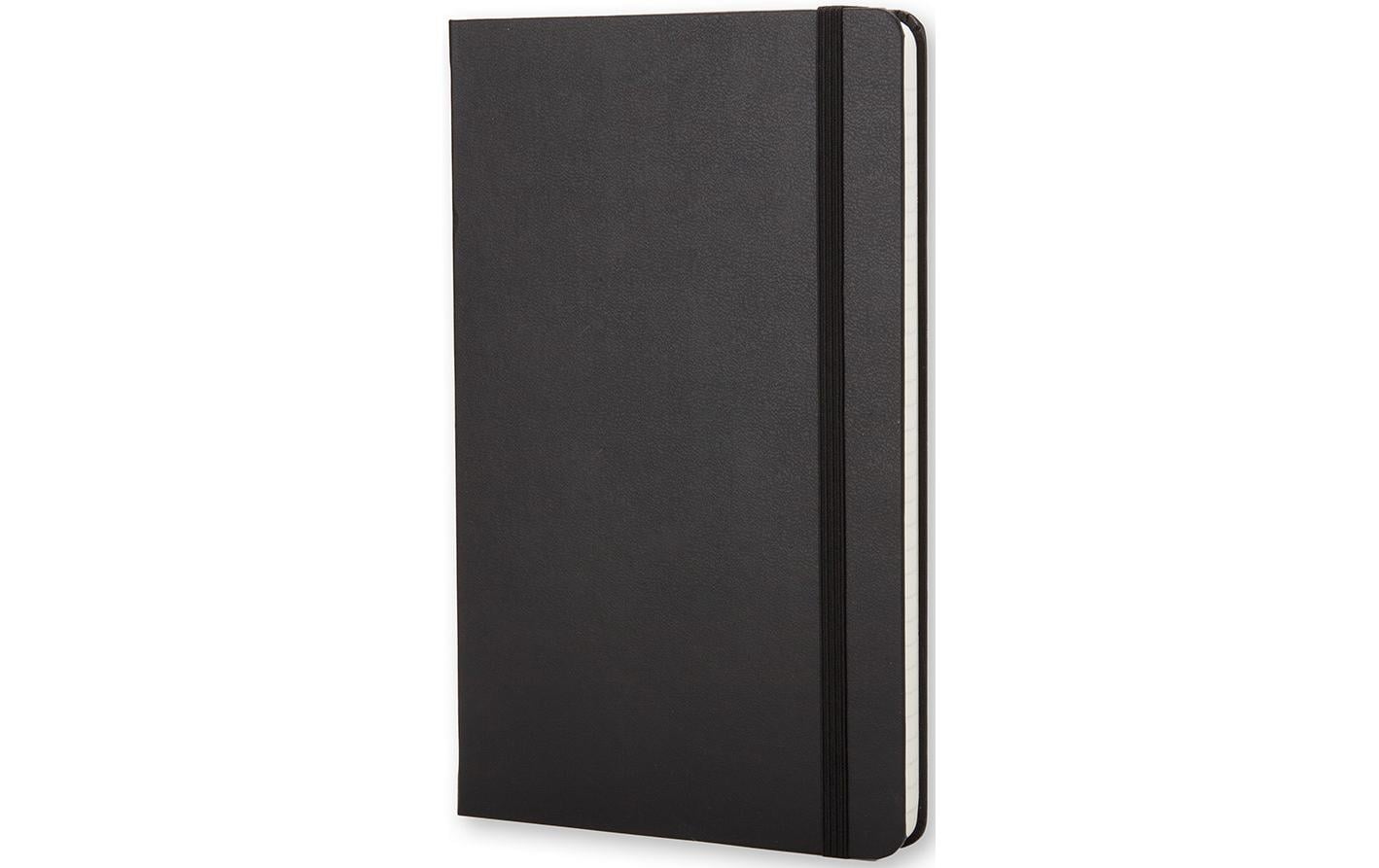 Moleskine Notizbuch – A6 – liniert – 192 Blatt – 70 g/m² – Hardcover, Gummiband, Einstecktasche, schwarz