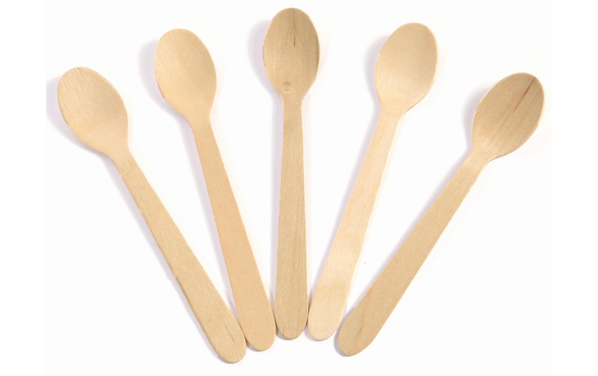Sier Disposables Sier Holz (Birke)-Löffel, 11 cm – FSC – 200 Stk.