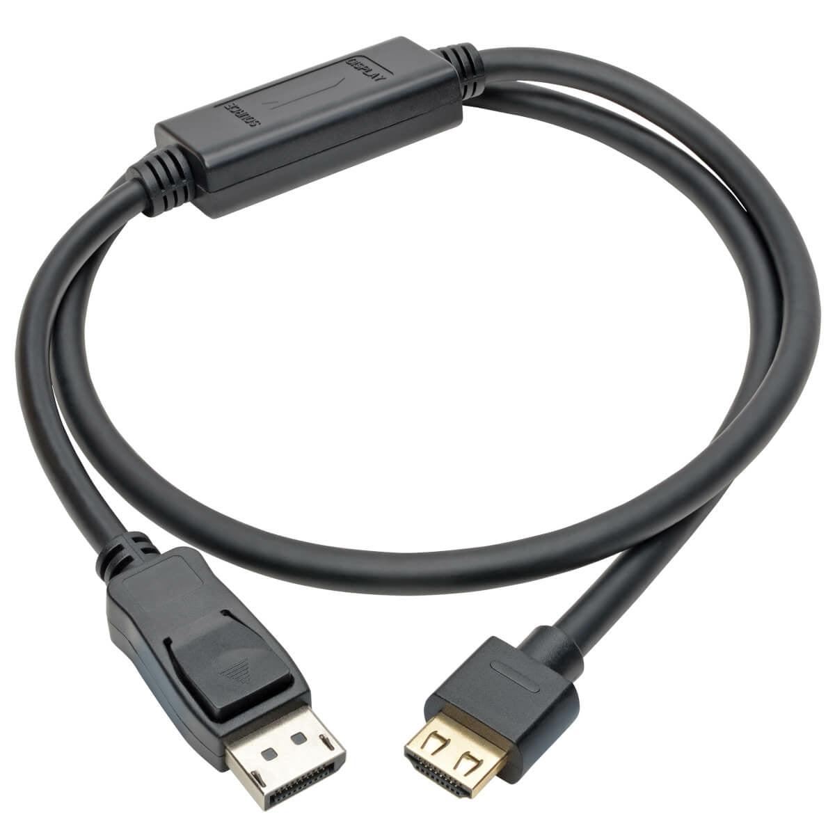 Tripp Lite P582-003-HD-V4A Kabel DisplayPort zu HDMI – 4K (3840 × 2160) @ 60 Hz, DisplayPort 1.4, 0,91 m