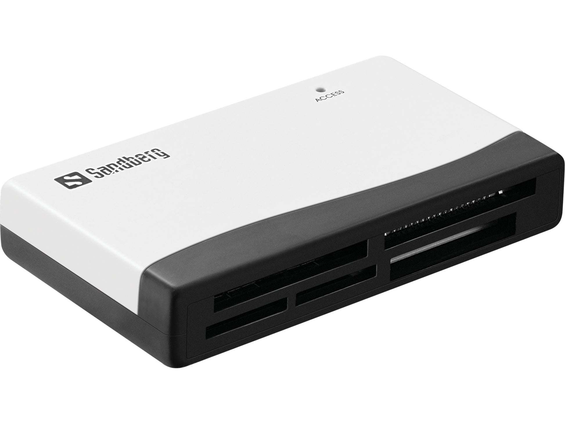 Sandberg USB-Kartenleser USB – CF, MMC, MS, microSD, SD/SDHC/SDXC, xD – 480 Mbit/s – für Windows, Mac