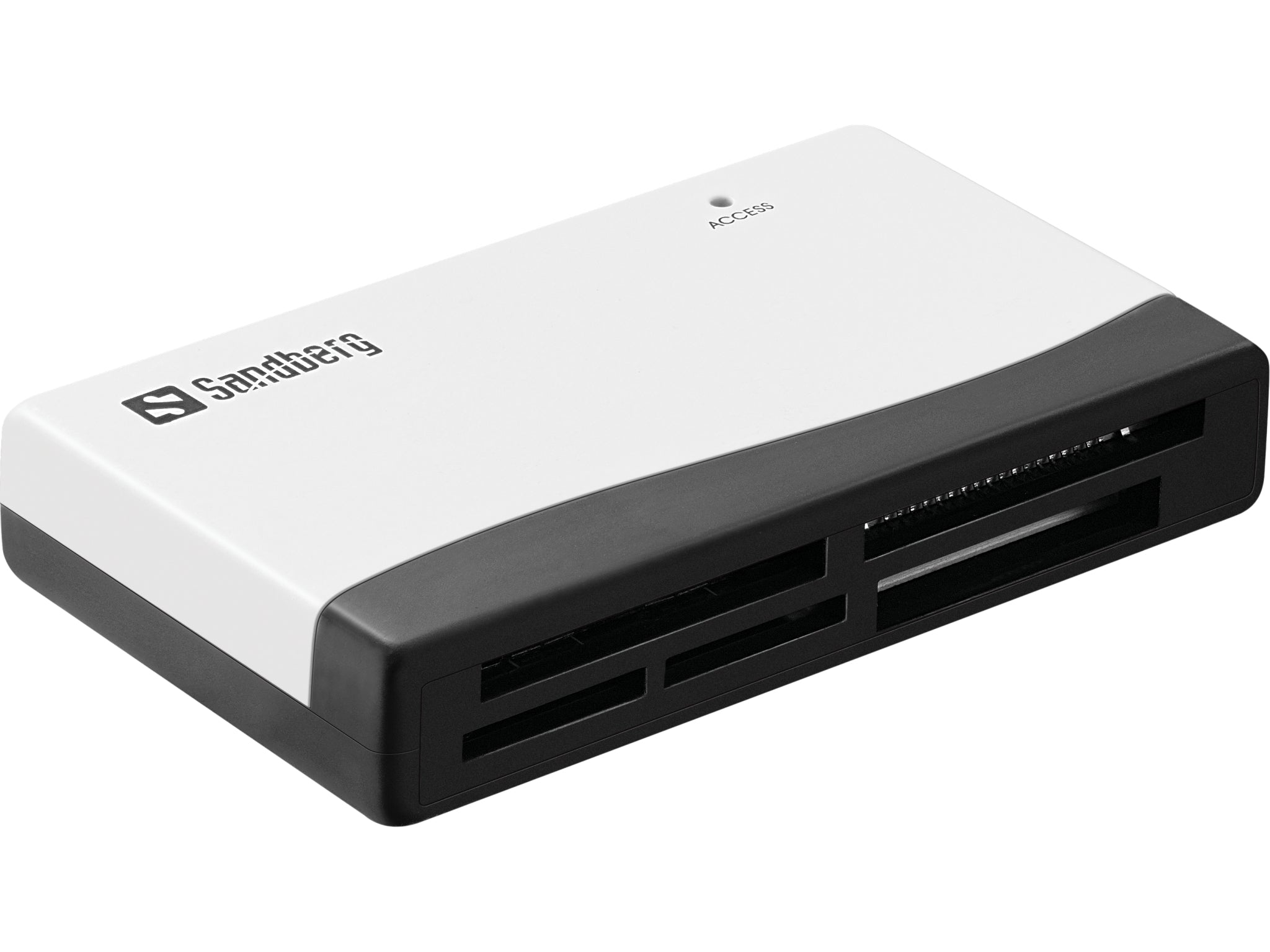 Sandberg USB-Kartenleser USB – CF, MMC, MS, microSD, SD/SDHC/SDXC, xD – 480 Mbit/s – für Windows, Mac