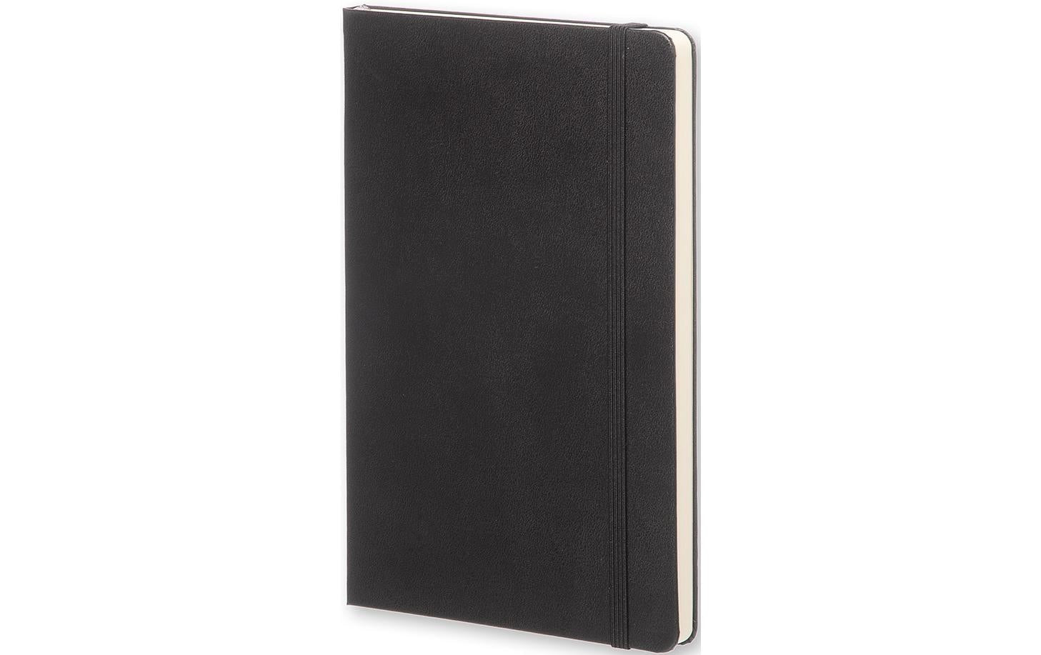 Moleskine Notizbuch – 130 × 210 mm – 240 Blatt – 70 g/m² – Hardcover, Gummiband, Lesezeichenband, schwarz, FSC