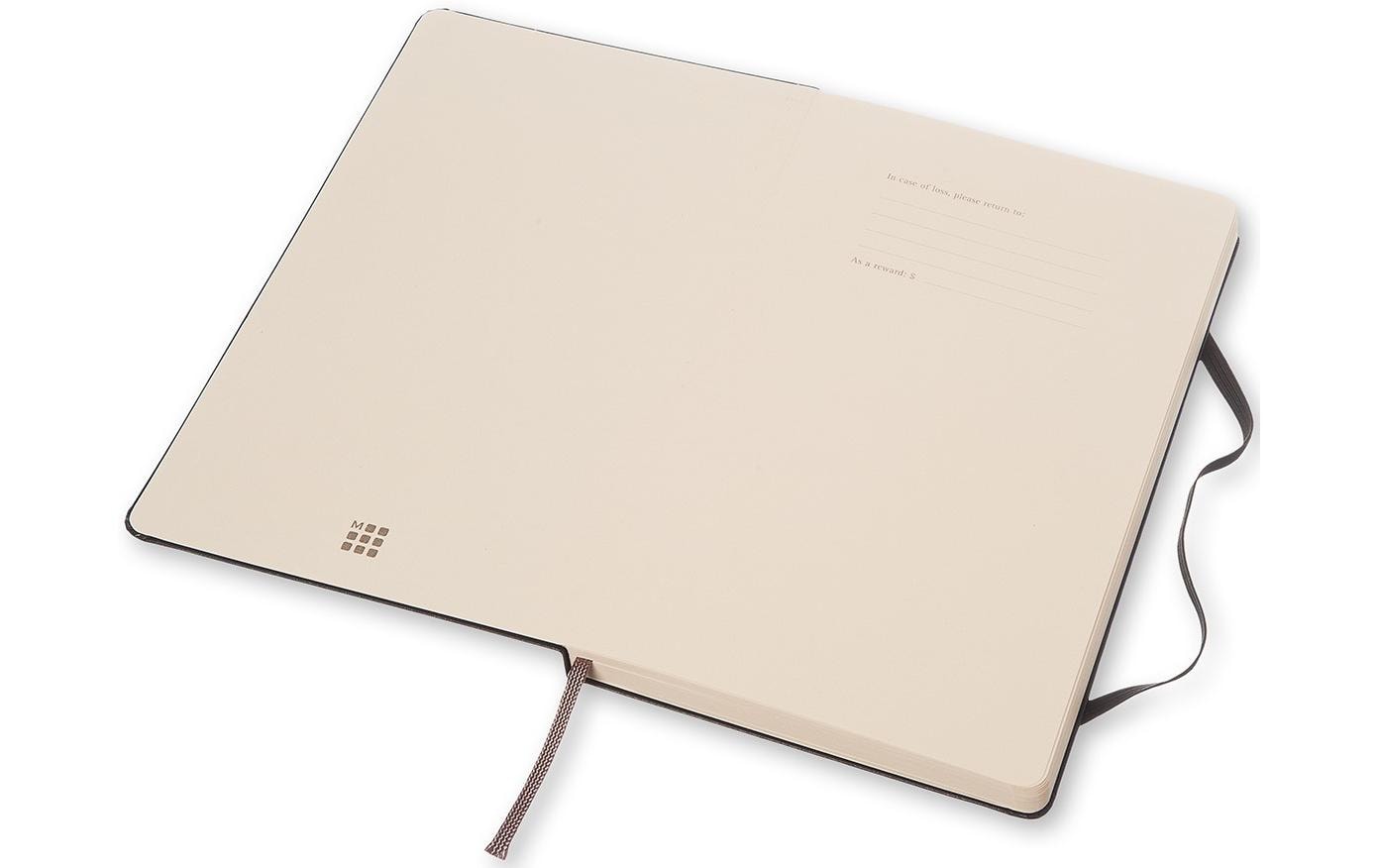 Moleskine Notizbuch – 130 × 210 mm – 240 Blatt – 70 g/m² – Hardcover, Gummiband, Lesezeichenband, schwarz, FSC