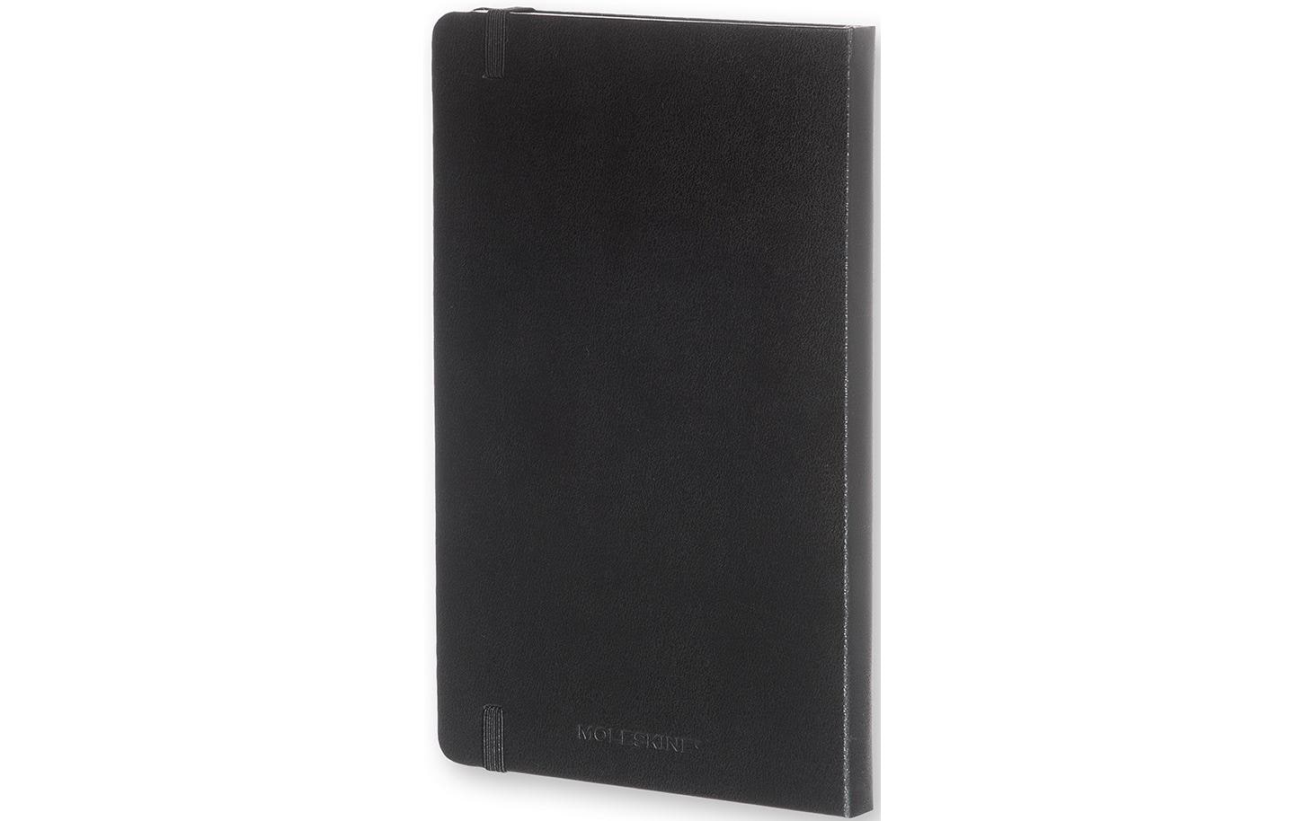 Moleskine Notizbuch – 130 × 210 mm – 240 Blatt – 70 g/m² – Hardcover, Gummiband, Lesezeichenband, schwarz, FSC