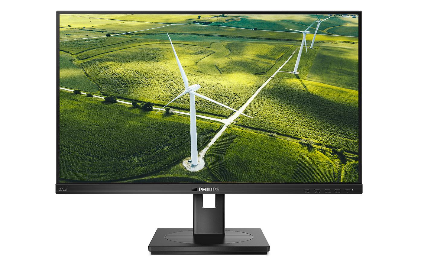 Philips 272B1G/00 – Monitor, 27", 1920 × 1080 (Full HD), IPS, 75 Hz, 250 cd/m², VESA 100 × 100, Schwarz