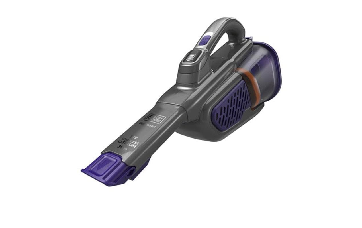 Black & Decker Black+Decker BHHV520BFP – Akku-Handstaubsauger – Trocken, beutellos, 18 V, 35 AW – Schwarz/Violett