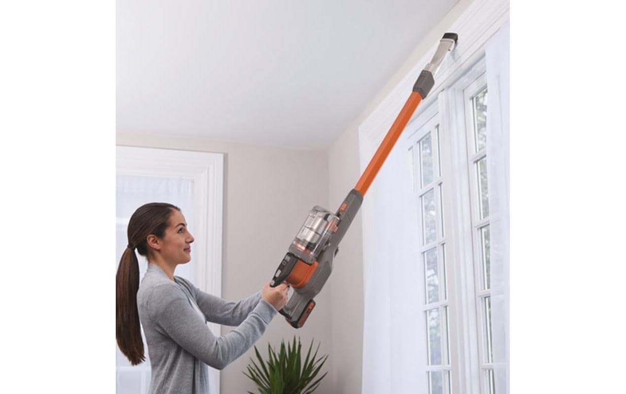 Black & Decker BLACK+DECKER Stabstaubsauger BHFEV182C-QW – 2-in-1, 2000 mAh, 0,7 l, Akkubetrieb