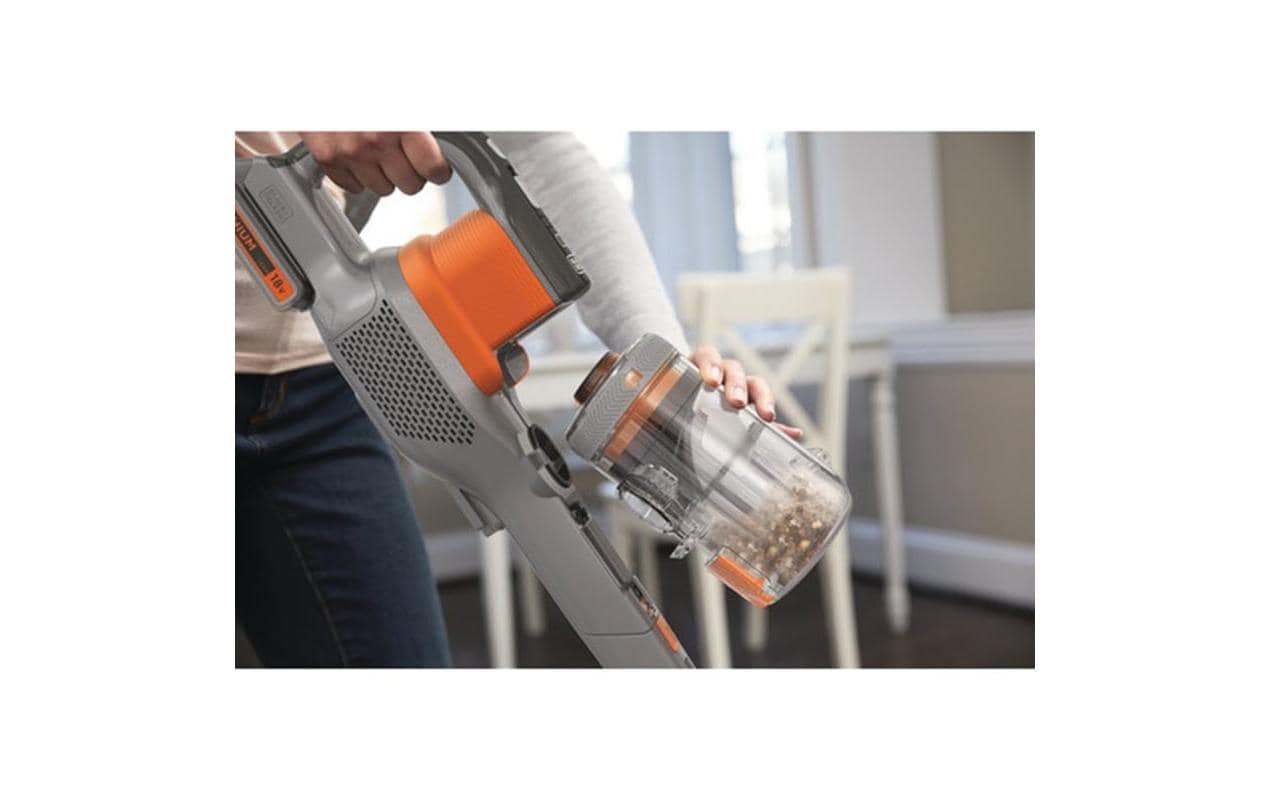 Black & Decker BLACK+DECKER Stabstaubsauger BHFEV182C-QW – 2-in-1, 2000 mAh, 0,7 l, Akkubetrieb