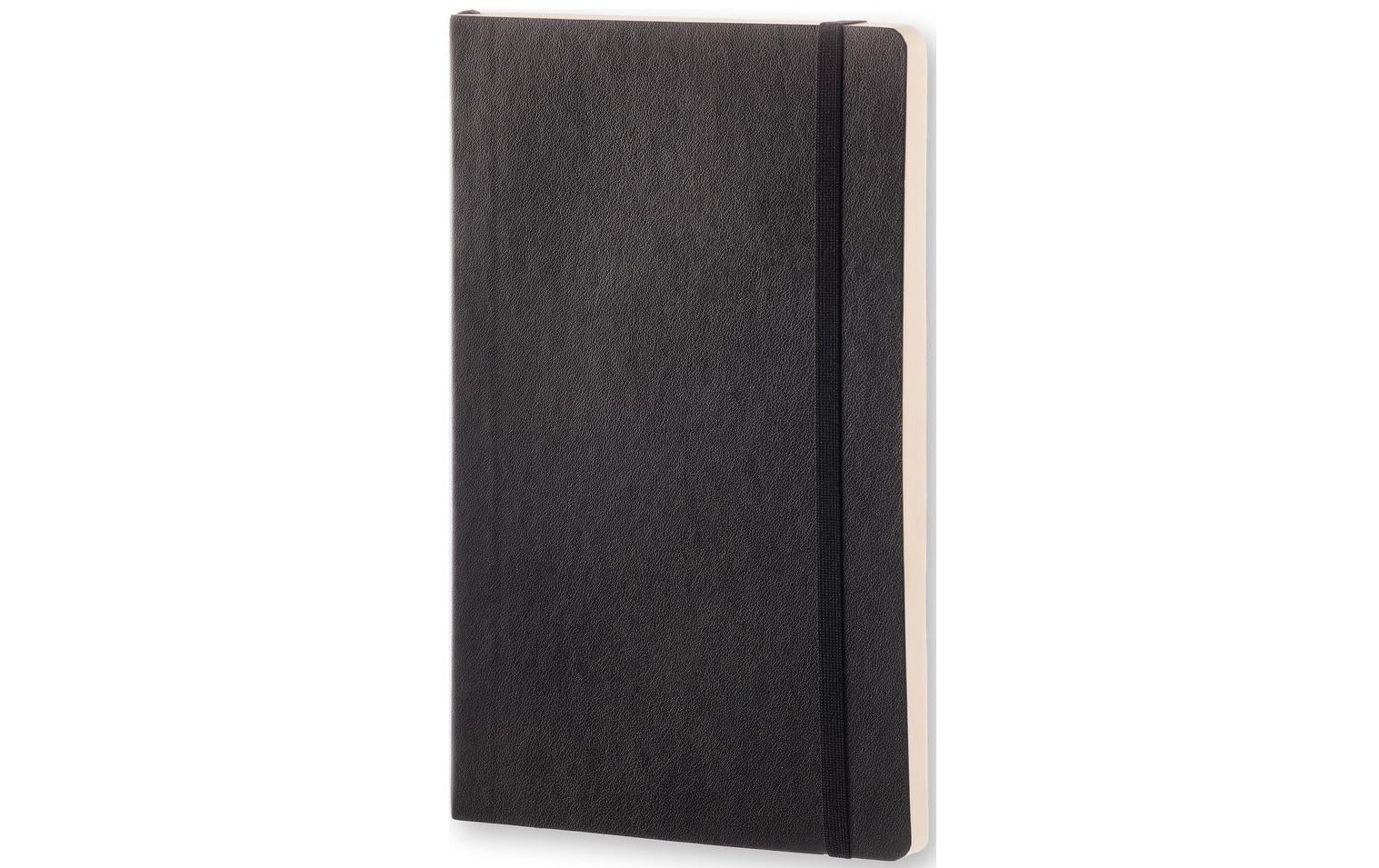 Moleskine Notizbuch, A5, punktkariert, Fadenheftung, Softcover, 192 Seiten, 70 g/m² – schwarz