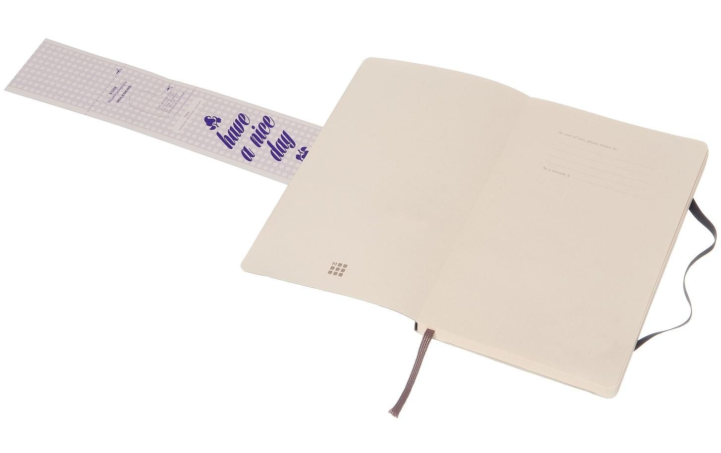 Moleskine Notizbuch, A5, punktkariert, Fadenheftung, Softcover, 192 Seiten, 70 g/m² – schwarz