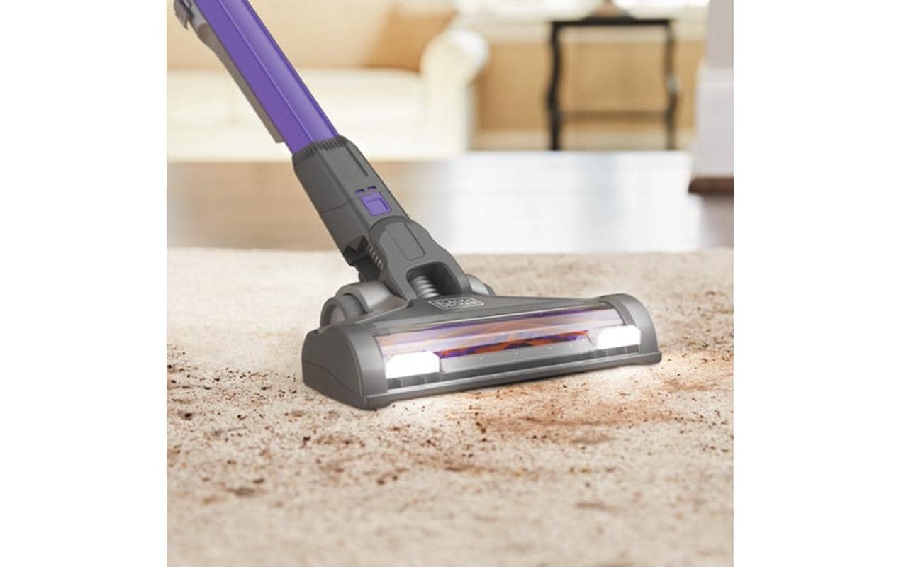 Black & Decker BLACK+DECKER Akku-Bodenstaubsauger Pet – 72 Wh, 0,7 l, Akkubetrieb, 3 Stufen