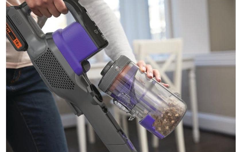 Black & Decker BLACK+DECKER Akku-Bodenstaubsauger Pet – 72 Wh, 0,7 l, Akkubetrieb, 3 Stufen