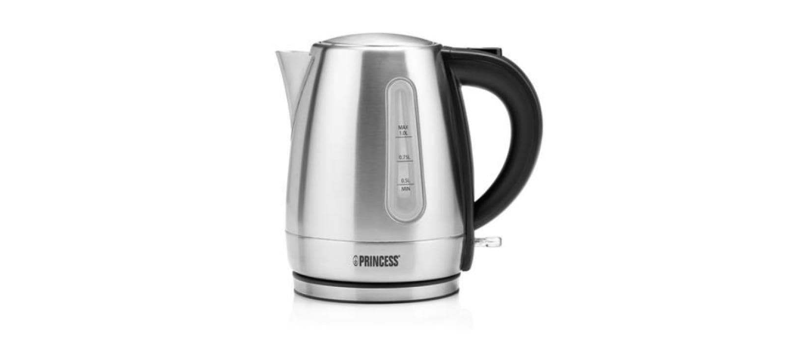 Princess Wasserkocher – 1 l, Edelstahl, 236023